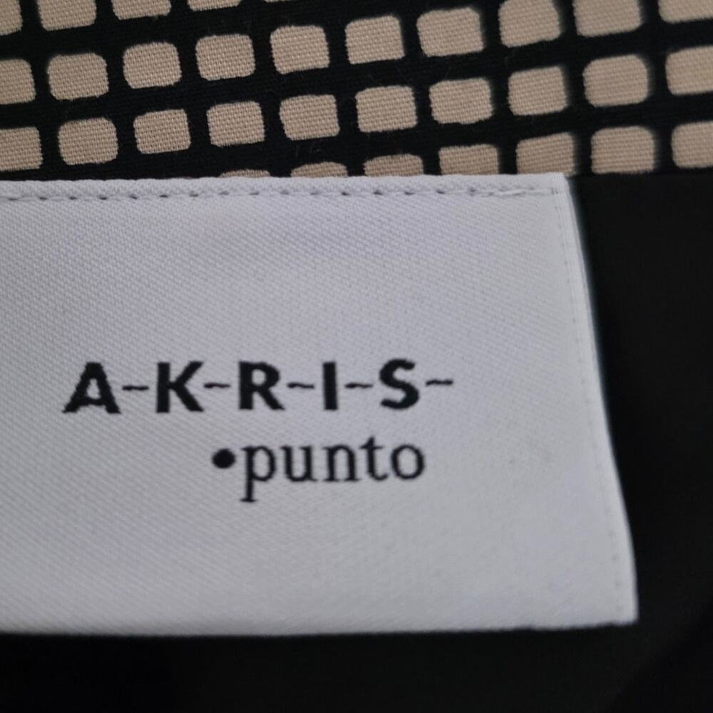 Akris Punto Pencil Skirt Beige/Black Size 8 - Picture 4 of 7